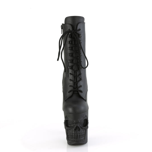 【PLEASER】RAPTURE-1020 シューズ Blk Faux Leather/Blk Matte【取寄】
