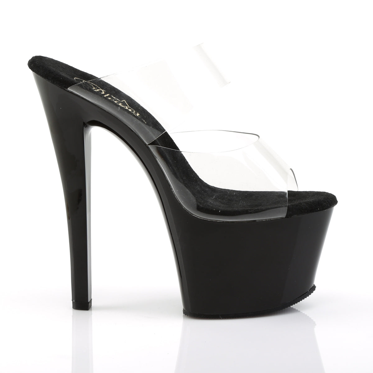 【PLEASER】SKY-302 プラットフォームシューズ Clr/Blk【取寄】