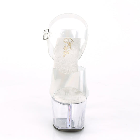 【PLEASER】SKY-308N-RBH シューズ Clr Hologram TPU/Clr【取寄】