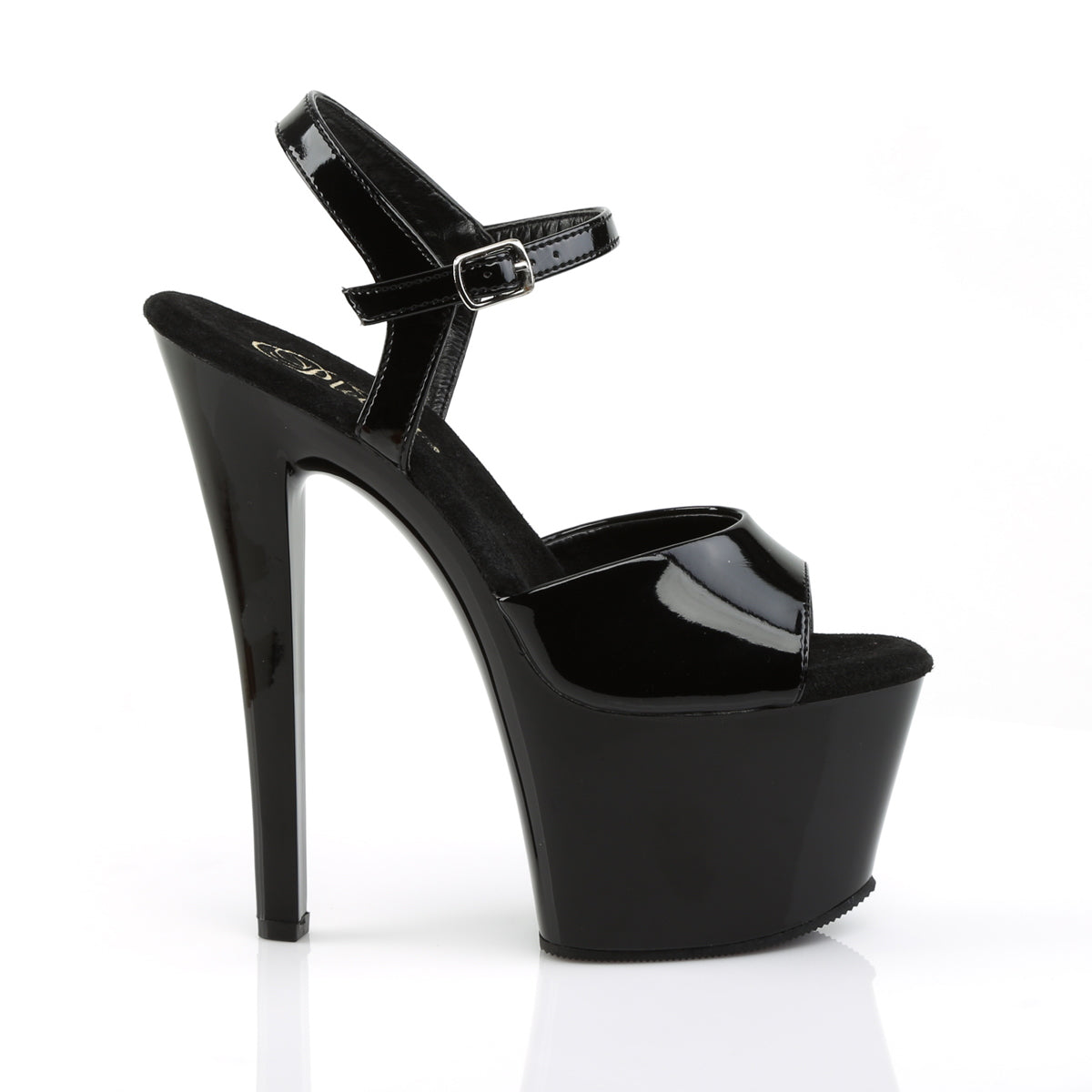 【PLEASER】SKY-309 プラットフォームシューズ Blk Pat/Blk【取寄】