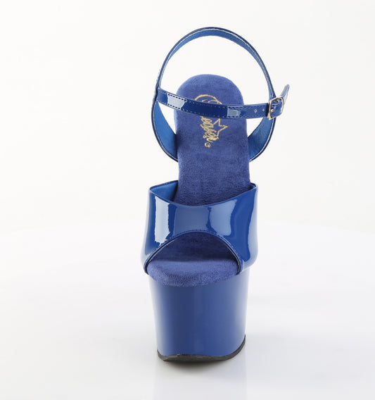【PLEASER】SKY-309 シューズ Royal Blue Pat/Royal Blue【取寄】