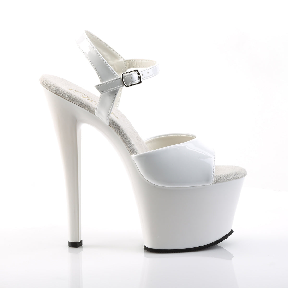【PLEASER】SKY-309 プラットフォームシューズ Wht Pat/Wht【取寄】