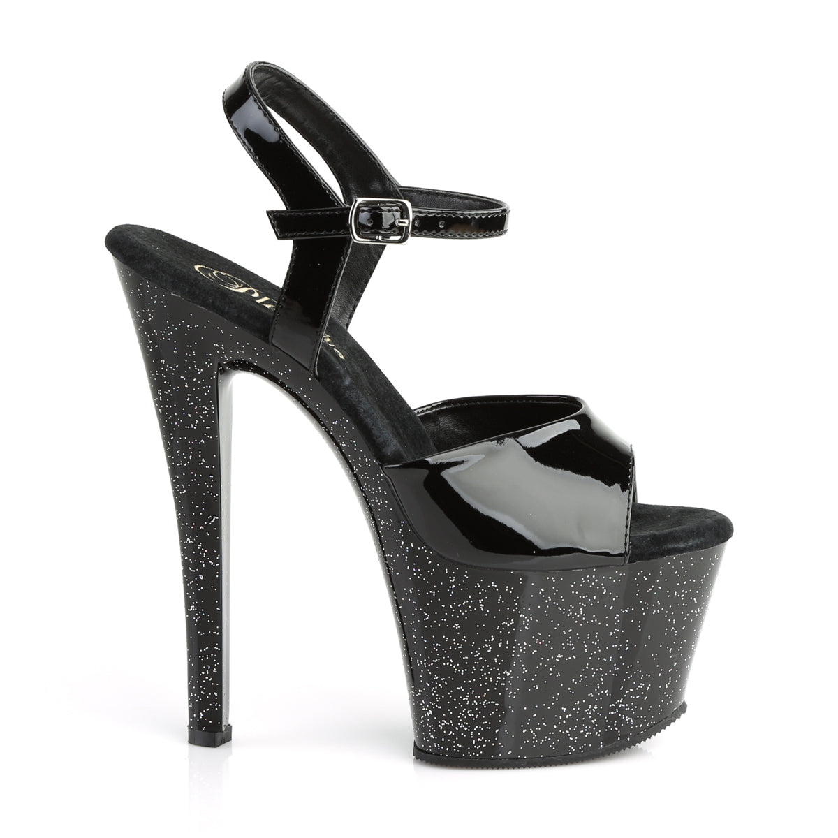 【PLEASER】SKY-309MG プラットフォームシューズ Blk/Blk【取寄】