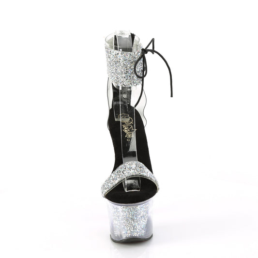 【PLEASER】SKY-327RSI プラットフォームシューズ Slv Multi RS-Blk/Slv RS【取寄】