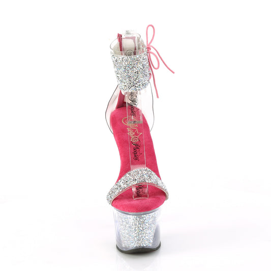 【PLEASER】SKY-327RSI プラットフォームシューズ Slv Multi RS-H. Pink/Slv-RS【取寄】