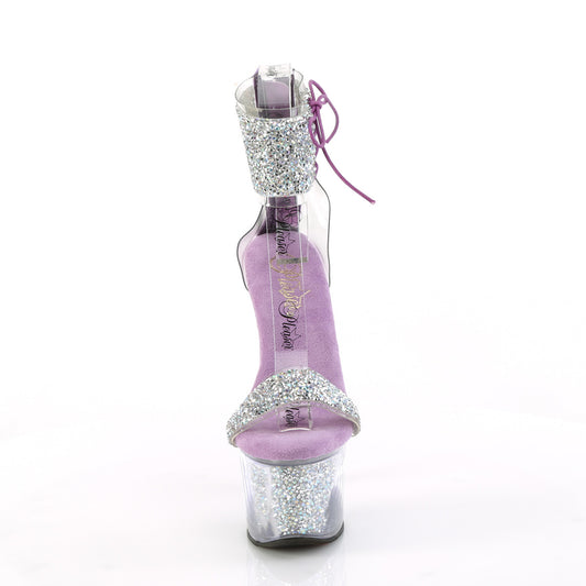 【PLEASER】SKY-327RSI プラットフォームシューズ Slv Multi RS-Lavender/Slv RS【取寄】