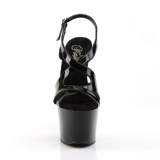 【PLEASER】SKY-330 プラットフォームシューズ Blk Pat/Blk【取寄】