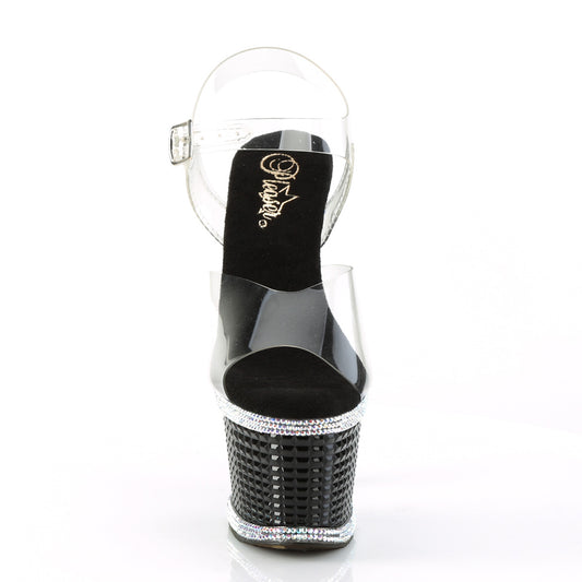 【PLEASER】SPECTATOR-708RS プラットフォームシューズ Clr/Blk-RS【取寄】