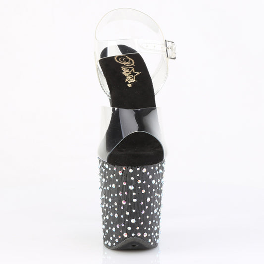 【PLEASER】STARDANCE-808 プラットフォームシューズ Clr/Blk-Slv Multi RS【取寄】
