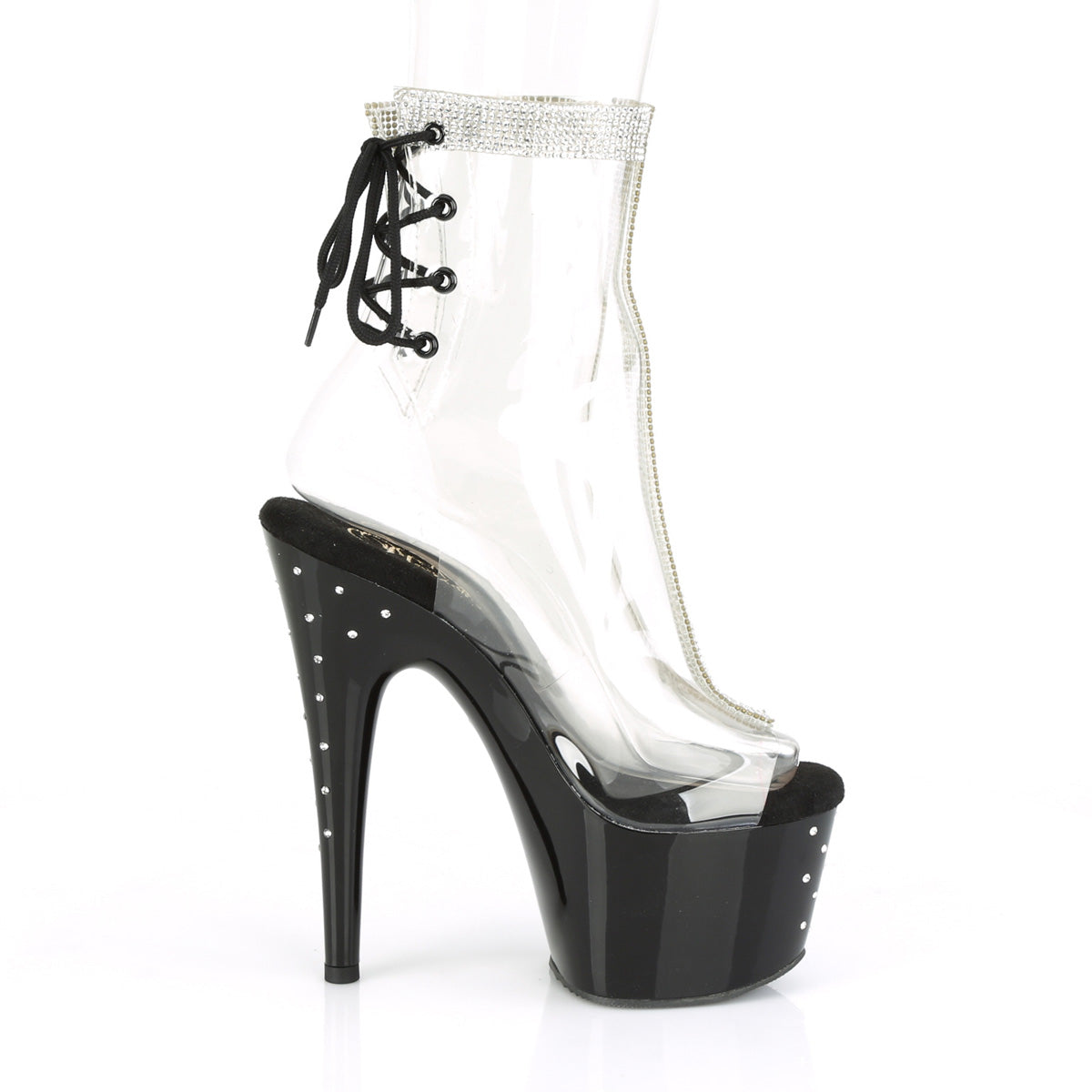【PLEASER】STARDUST-1018C-2RS プラットフォームシューズ Clr/Blk【取寄】