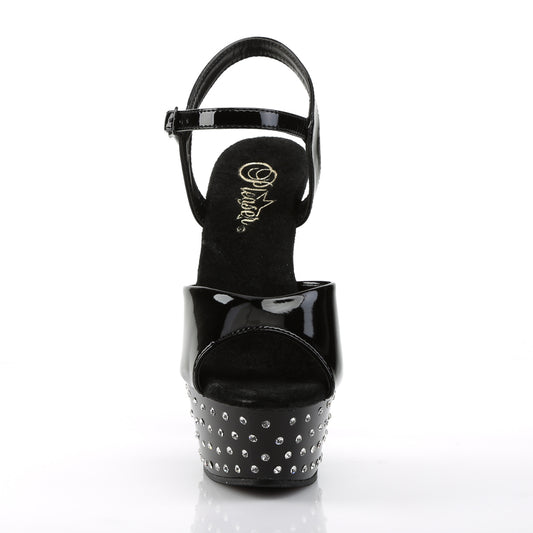 【PLEASER】STARDUST-609 プラットフォームシューズ Blk Pat/Blk【取寄】