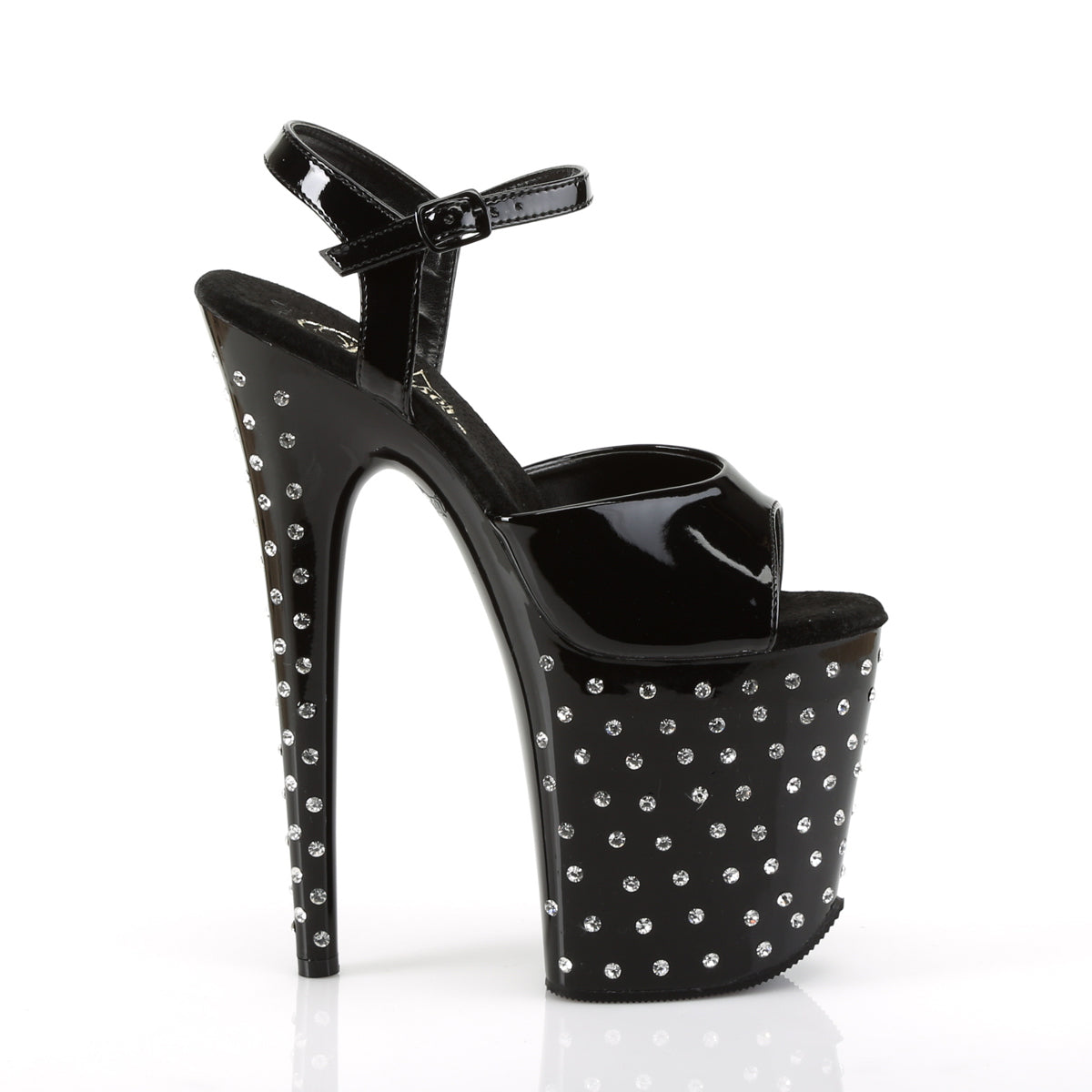 【PLEASER】STARDUST-809 プラットフォームシューズ Blk Pat/Blk【取寄】