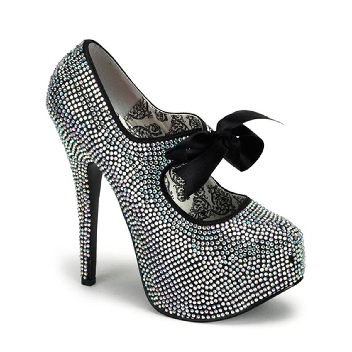 【BORDELLO】TEEZE-04R プラットフォームシューズ Iridescent Rhinestones【取寄】