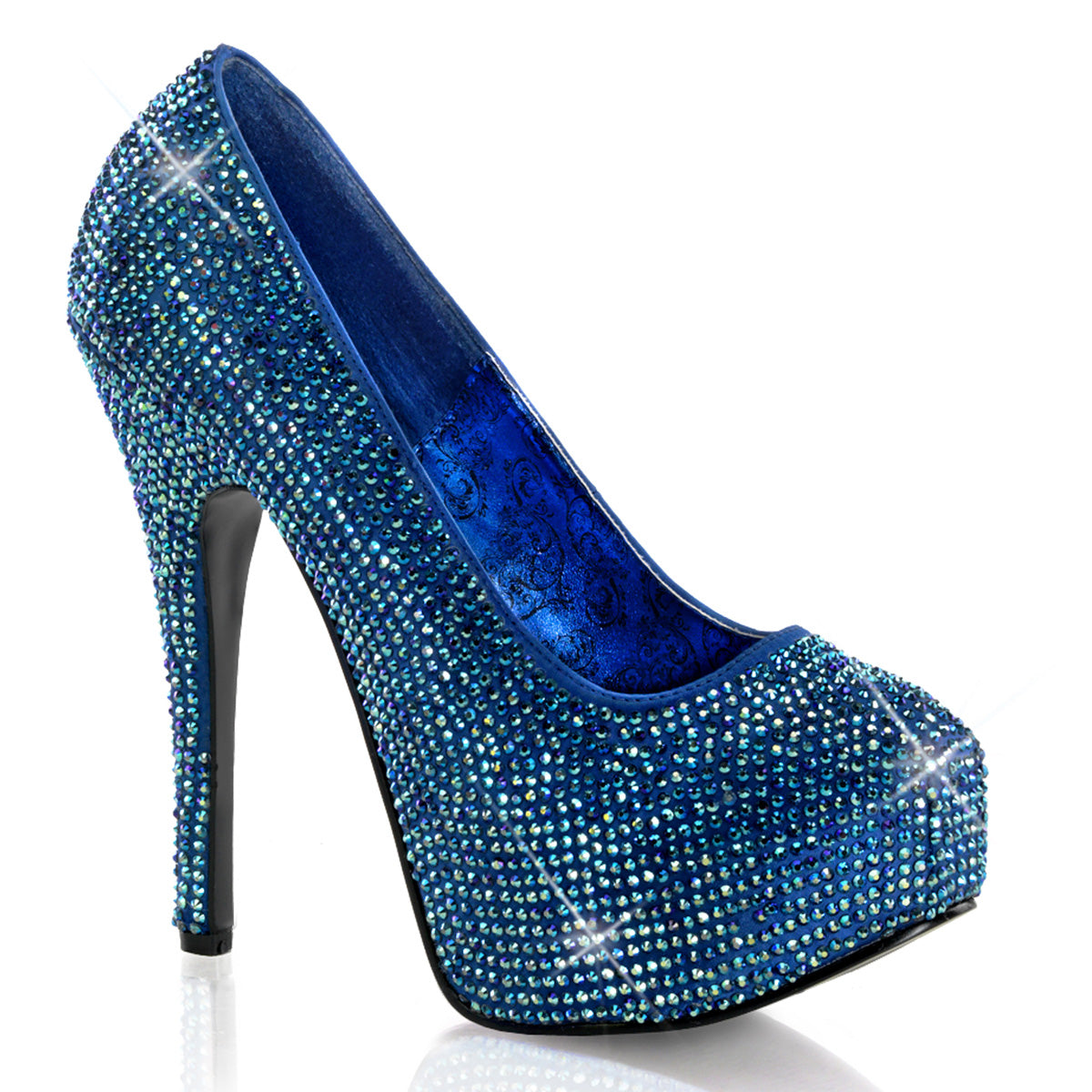 【BORDELLO】TEEZE-06R プラットフォームシューズ Blue Satin-Irid RS【取寄】
