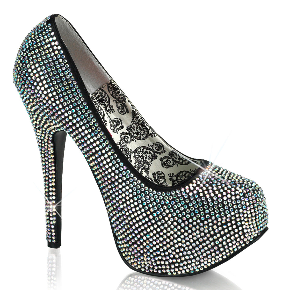 【BORDELLO】TEEZE-06R プラットフォームシューズ Iridescent Rhinestones【取寄】