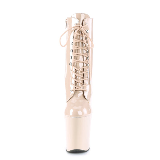 【PLEASER】XTREME-1020 プラットフォームシューズ Nude Pat/Nude【取寄】