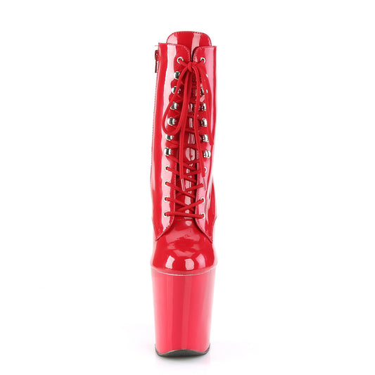 【PLEASER】XTREME-1020 プラットフォームシューズ Red Pat/Red【取寄】