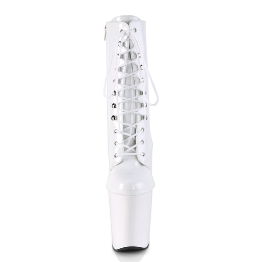 【PLEASER】XTREME-1020 プラットフォームシューズ Wht Pat/Wht【取寄】