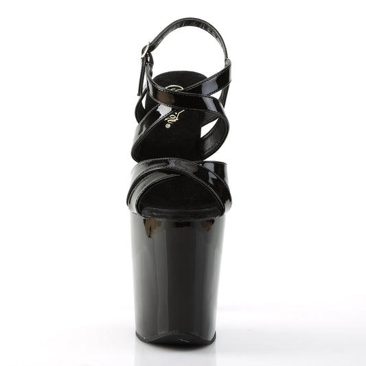 【PLEASER】XTREME-872 プラットフォームシューズ Blk Pat/Blk【取寄】