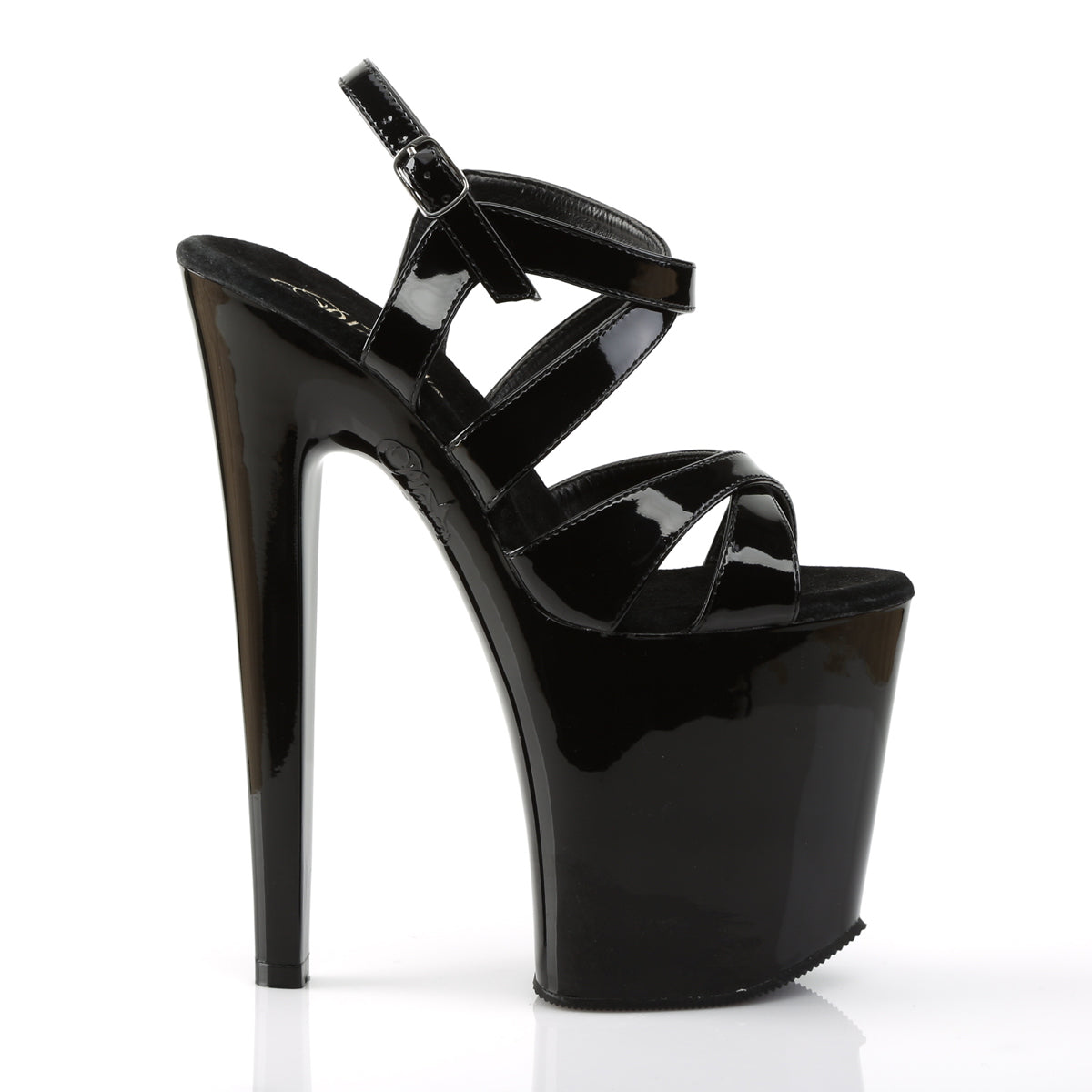 【PLEASER】XTREME-872 プラットフォームシューズ Blk Pat/Blk【取寄】