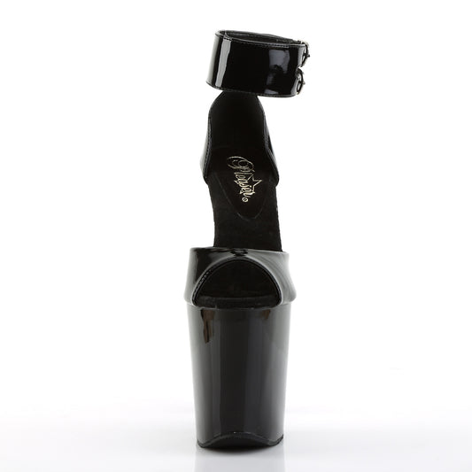 【PLEASER】XTREME-875 プラットフォームシューズ Blk Pat/Blk【取寄】