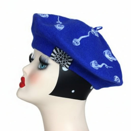 Beret (Sperm/Blue)