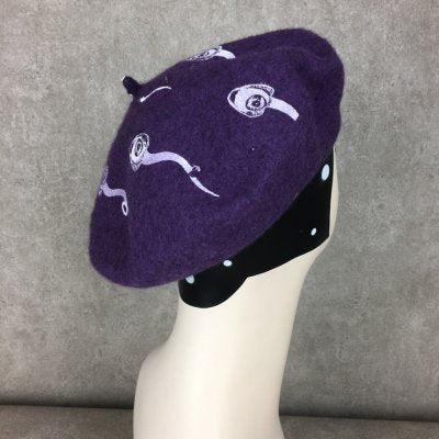 【FAR STAR】ベレー帽（スペルマ/紫）