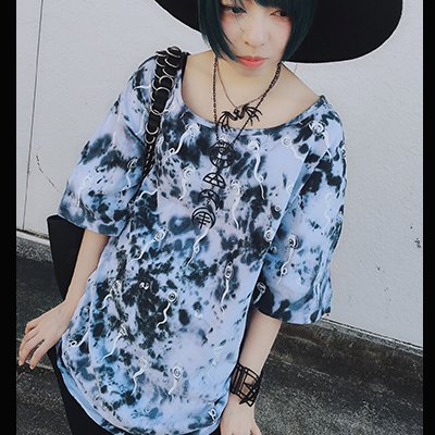 BIG T-shirt (Sperm/Tie-dye)