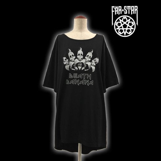 BIG Fishtail T-shirt (Death Banana BIG T/BLACK)