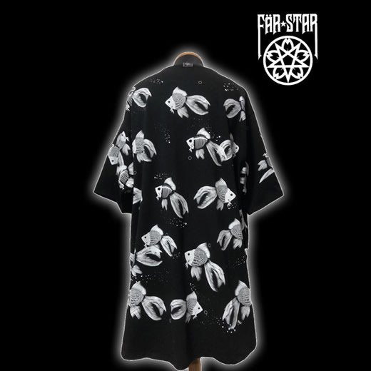 【FAR STAR】BIG フィッシュテイルTシャツ(水槽金魚)