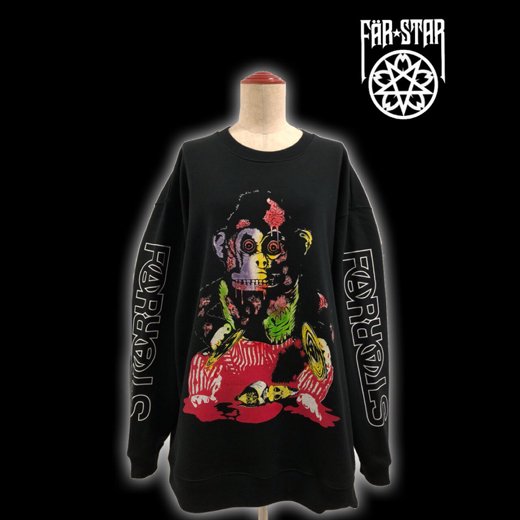 【FAR STAR】トレーナー(門番モンキー/カラー)