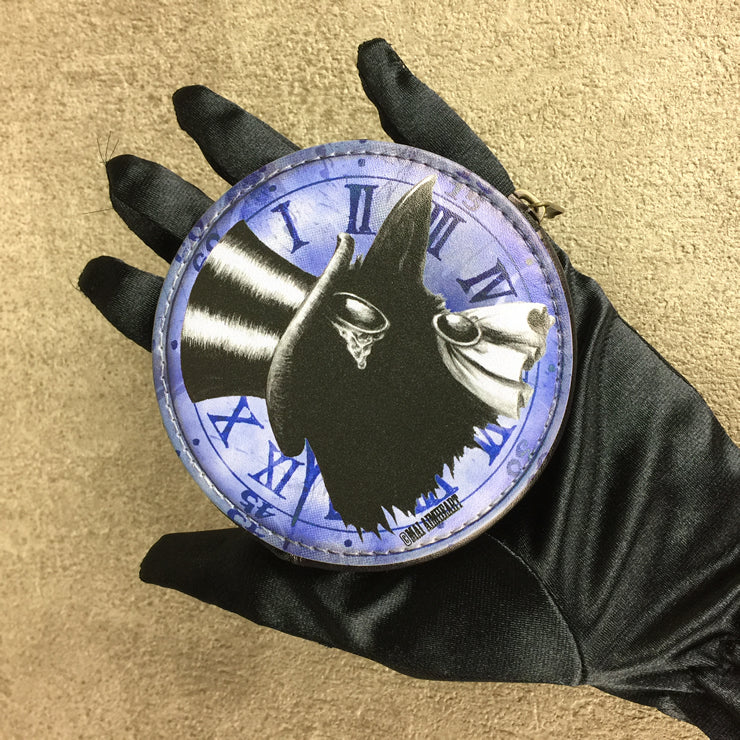 STEAMPUNK WOLF/RAVEN COIN CASE