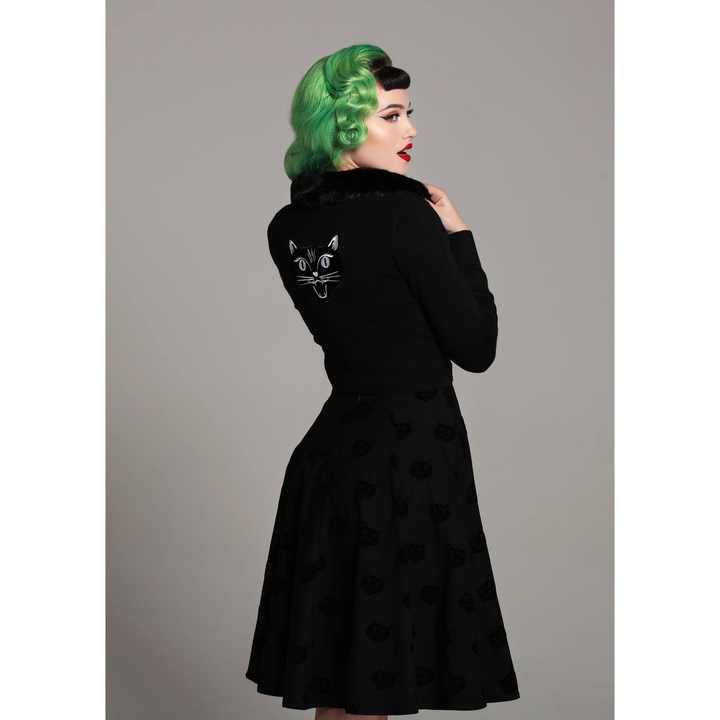 MIMI VELVET CAT DOLL DRESS