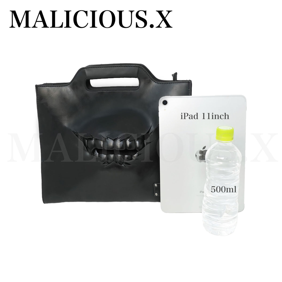 【MALICIOUS.X】CREATURE メッセンジャー&ハンドバッグ / BLACK