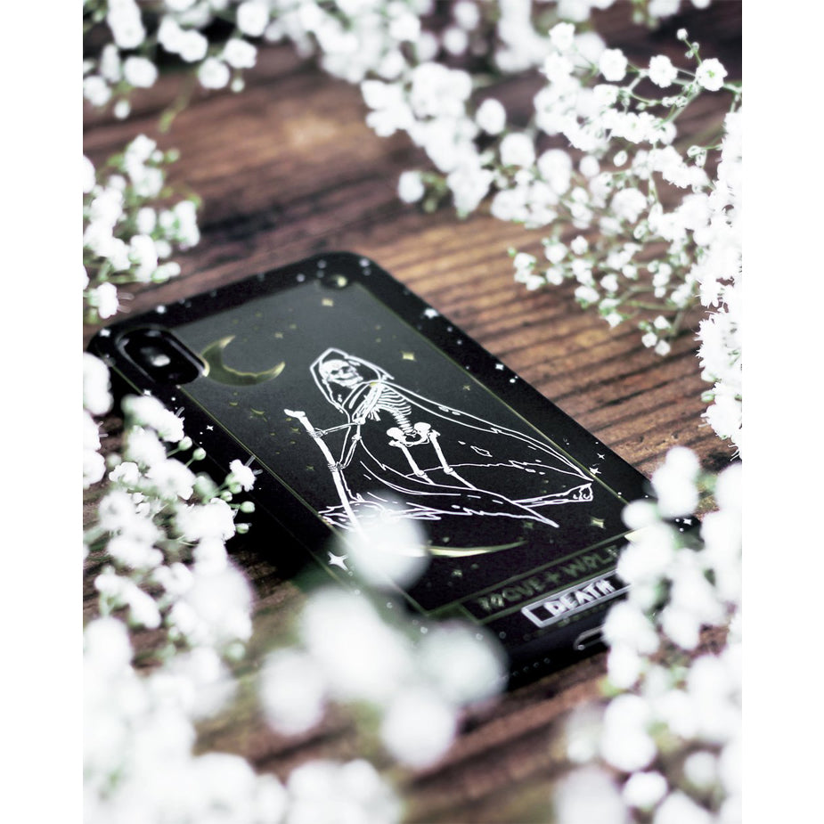 DEATH TAROT GOLD PHONE CASE