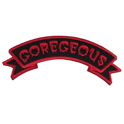 【KREEPSVILLE666】アイロンパッチ(アーチ型/RED)