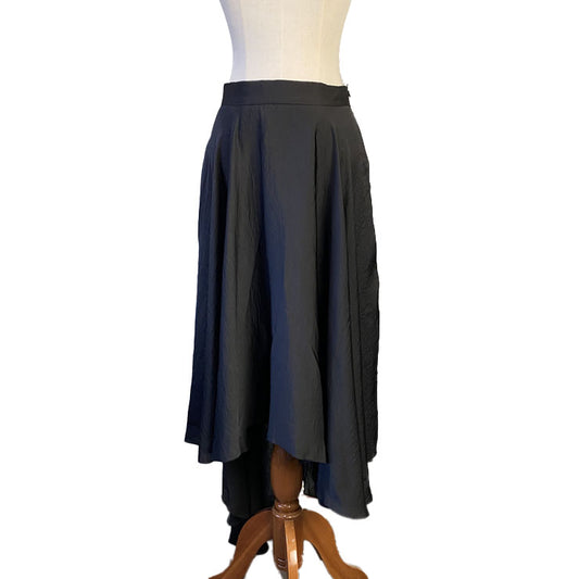 シルク風アシンメトリースカート(SIZE:S-XL)