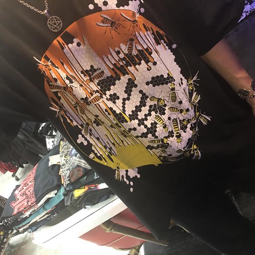 【FAR STAR】BIG フィッシュテイルTシャツ(蜜 初回グラデーションカラー)