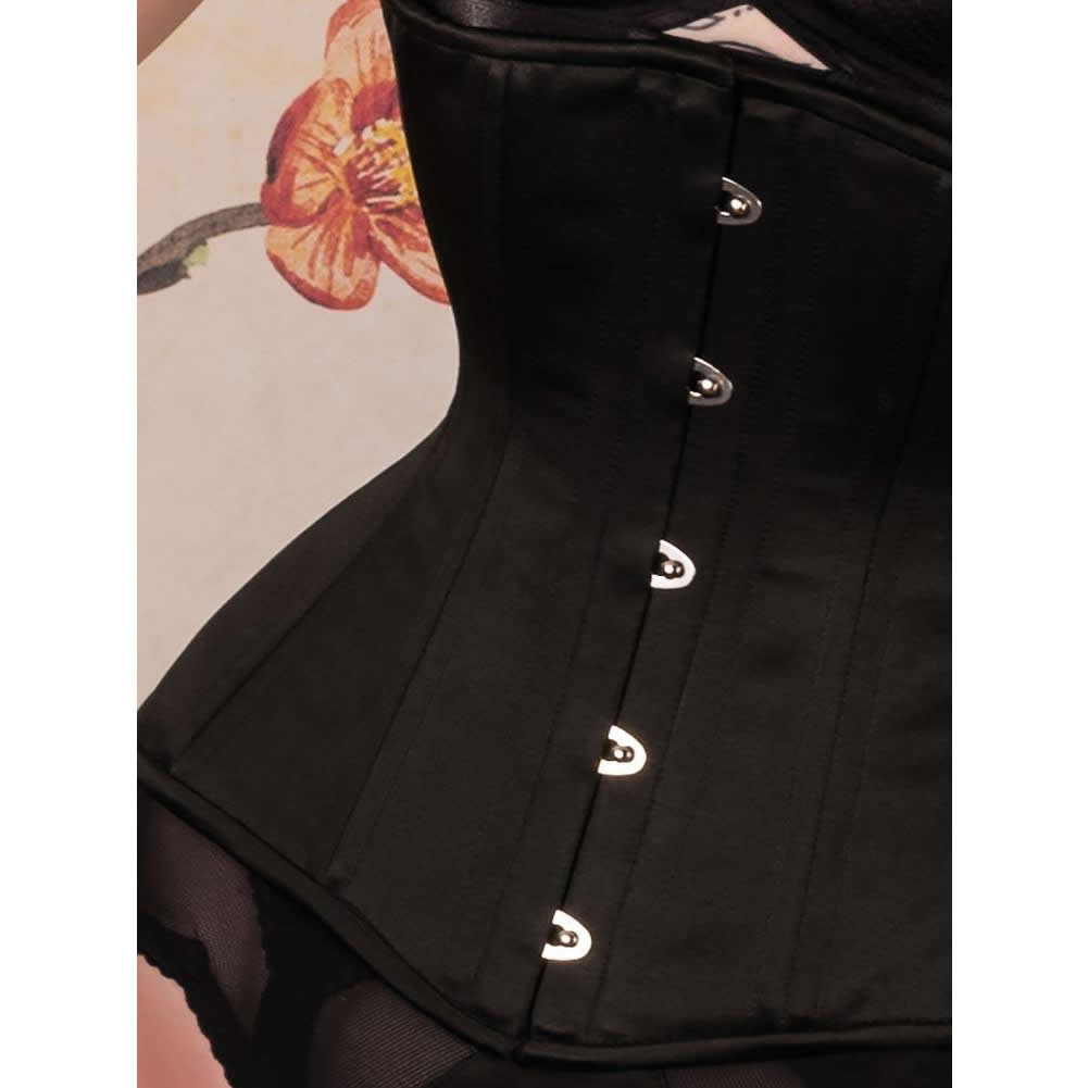 【WHAT KATIE DID】アンダーバストコルセット MORTICIA UNDERBUST CORSET L4086-ブラック