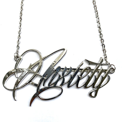 ANXIETY NECKLACE-SILVER