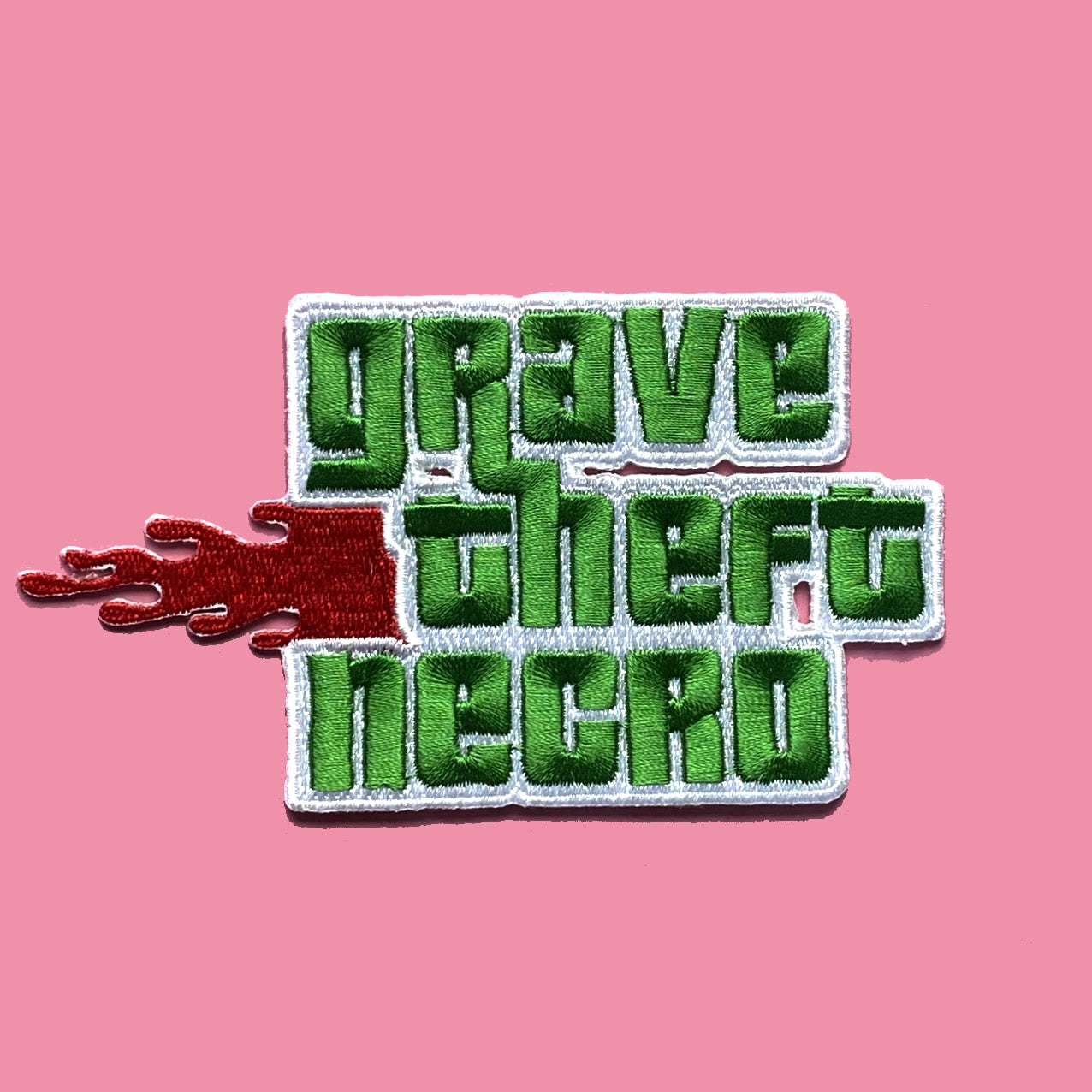 【KREEPSVILLE666】アイロンパッチ(GRAVE THEFT NECRO)