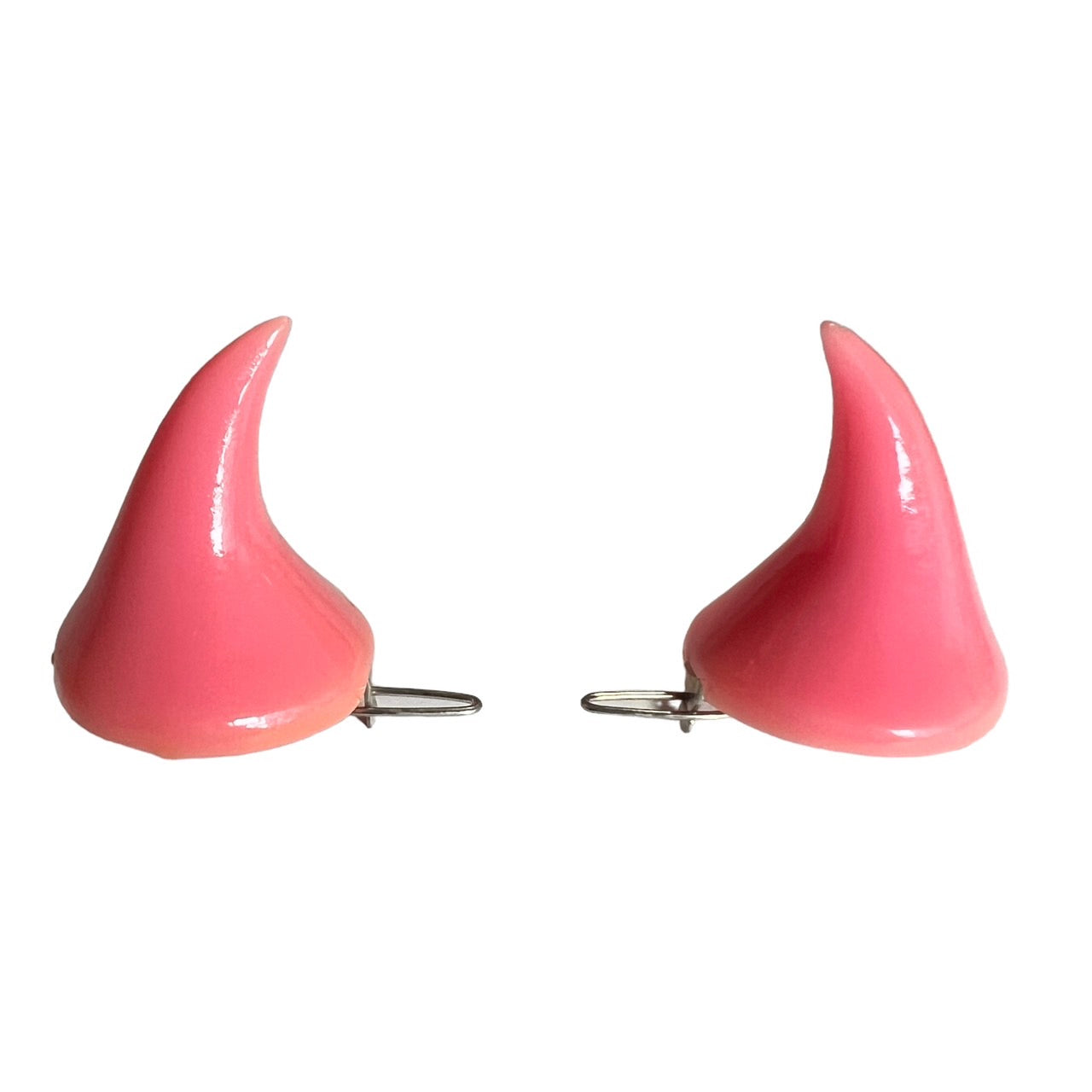 Devil horn hair slide