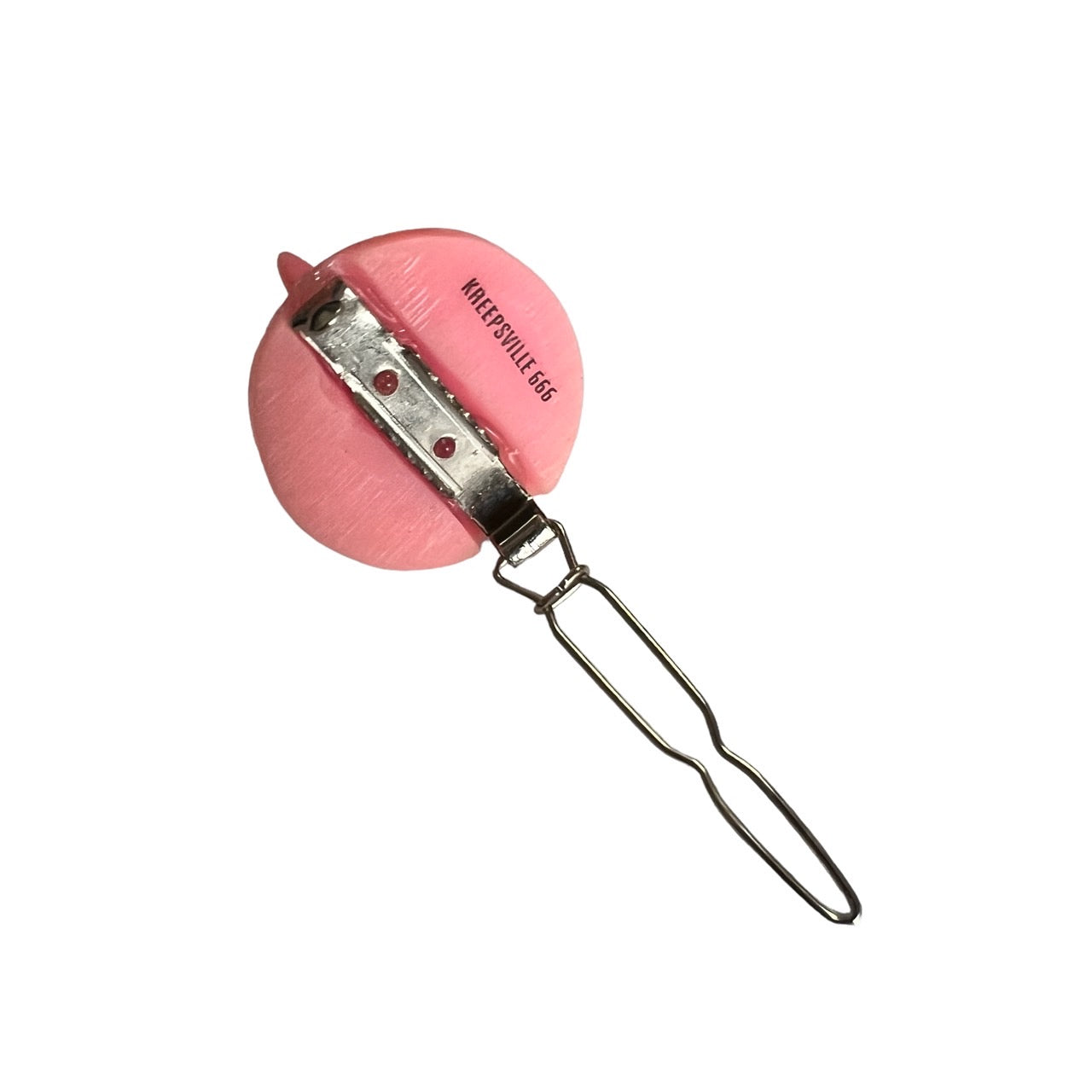 Devil horn hair slide