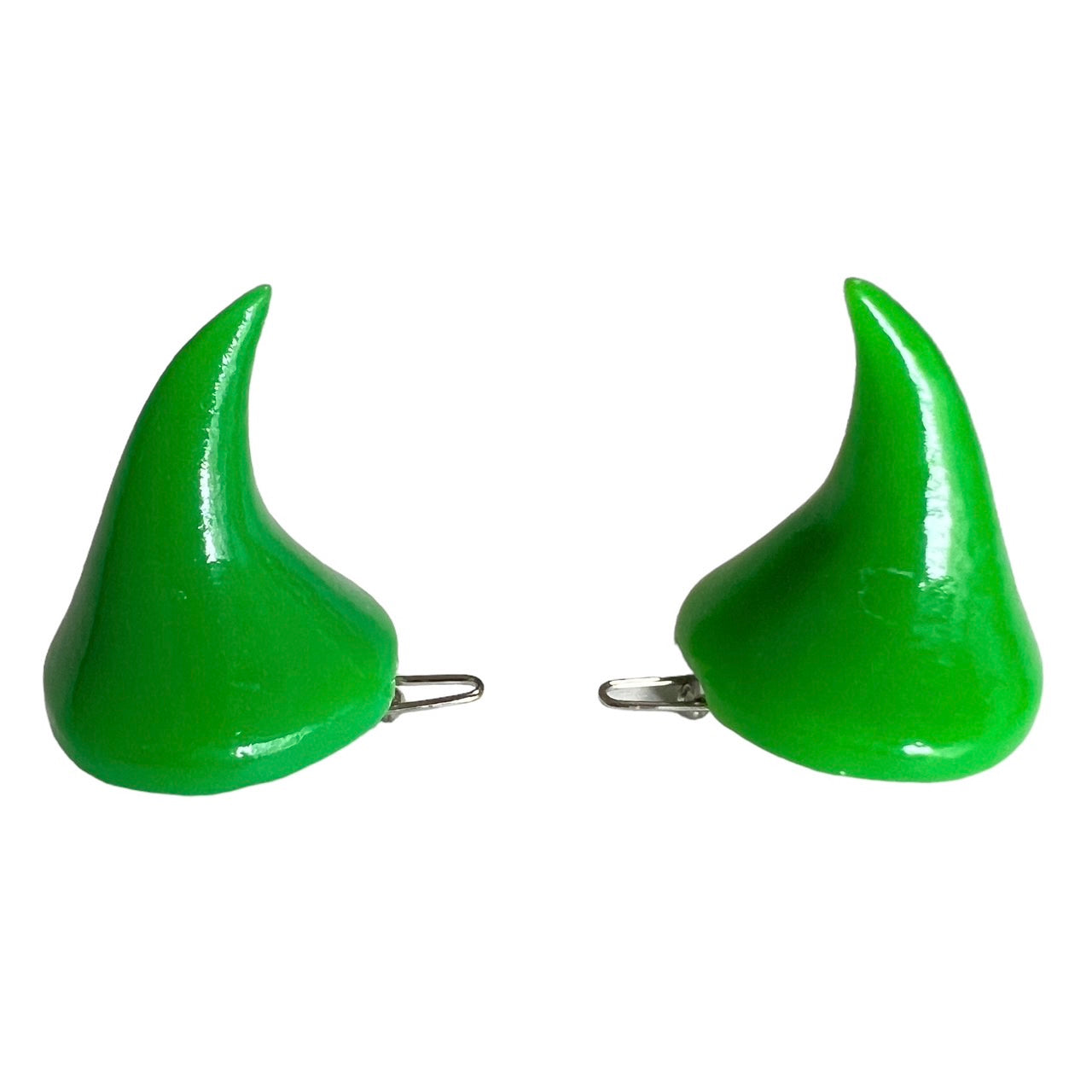 Devil horn hair slide