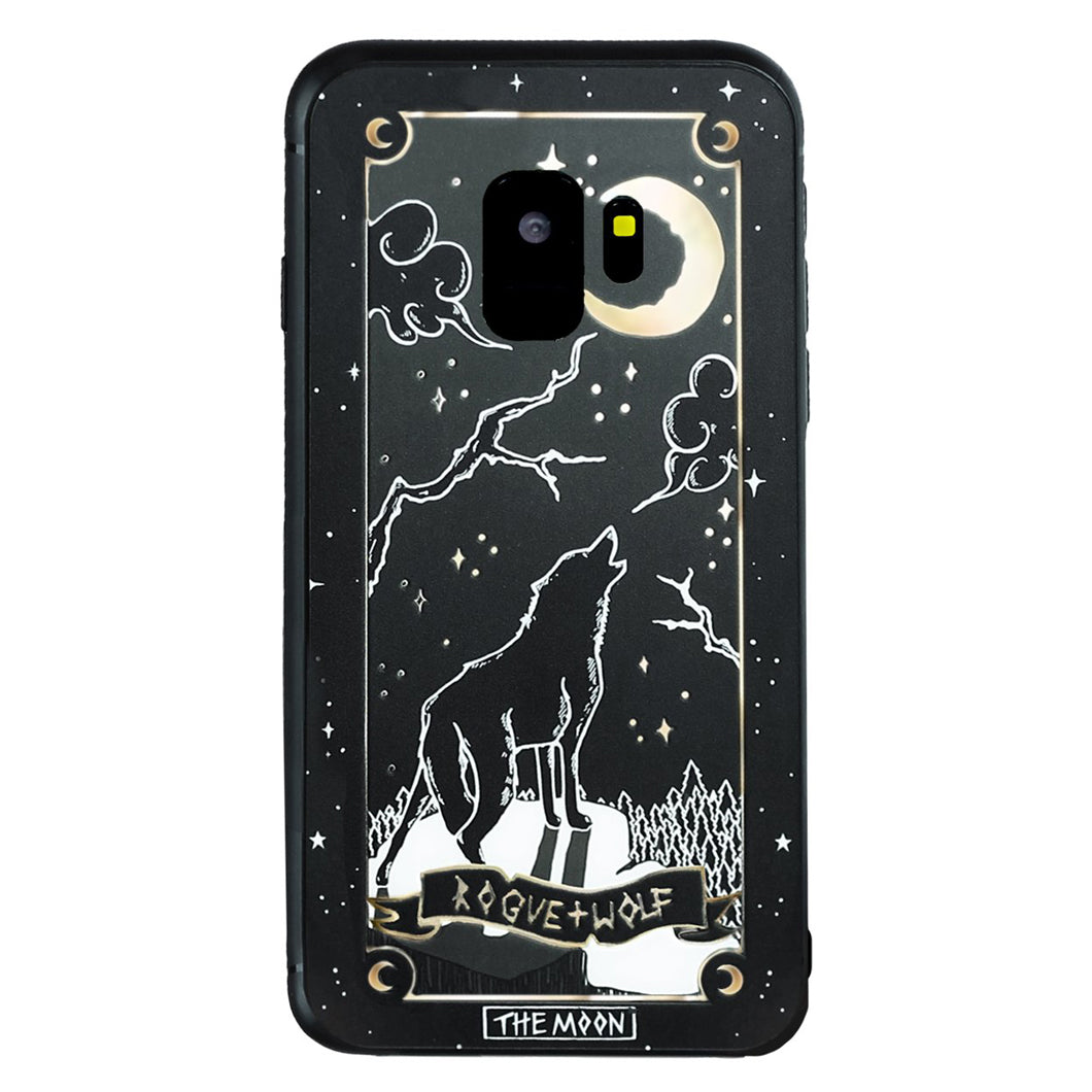 THE MOON TAROT GOLD PHONE CASE