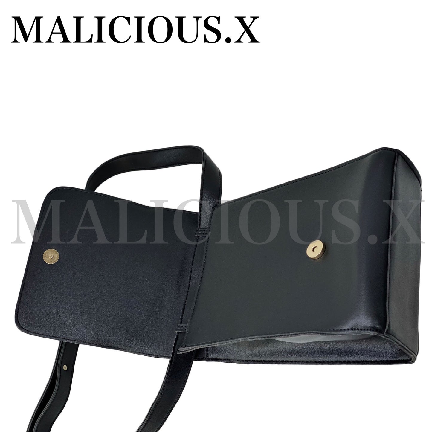 EYE RECTANGLE SHOULDER BAG / BLUE GRAY