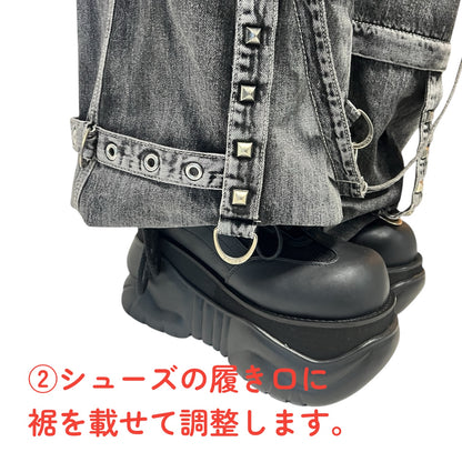 【TRIPP NYC】DENIM FULL FORCE PANT FOG WASH(JM7155MB)