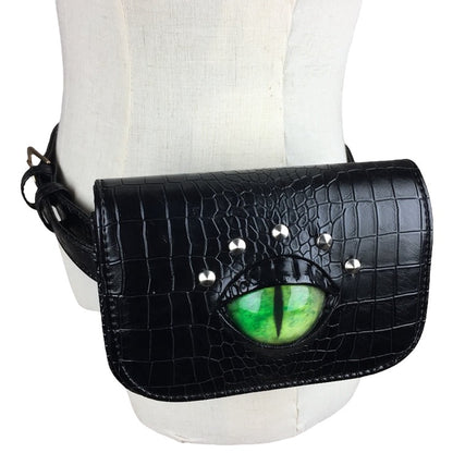 CAT EYE WAIST BAG / GREEN