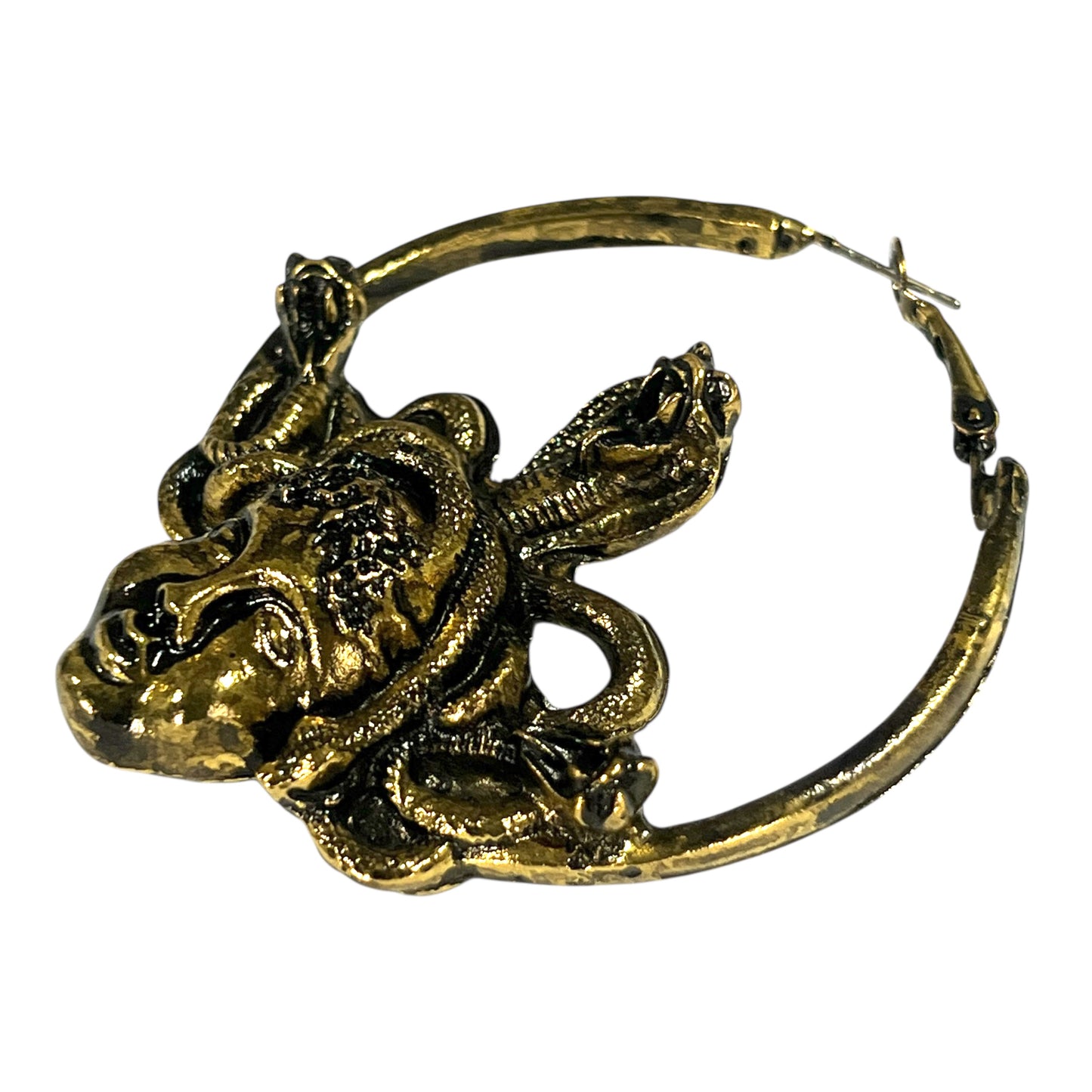 【RESTYLE】ピアス＊Medusa Gold Hoop Earrings