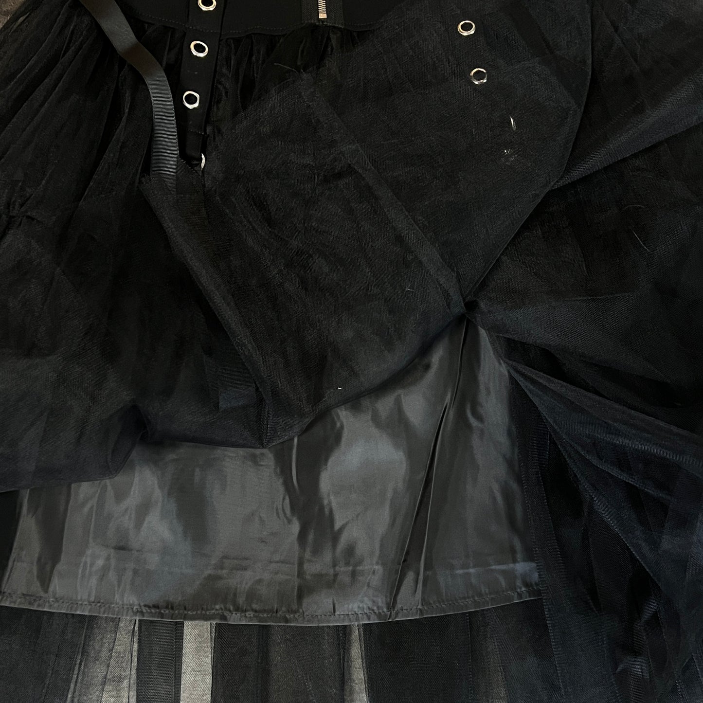 【TRIPP NYC】TUTU RIBBON TULLE SKIRT BLACK(IO4972)